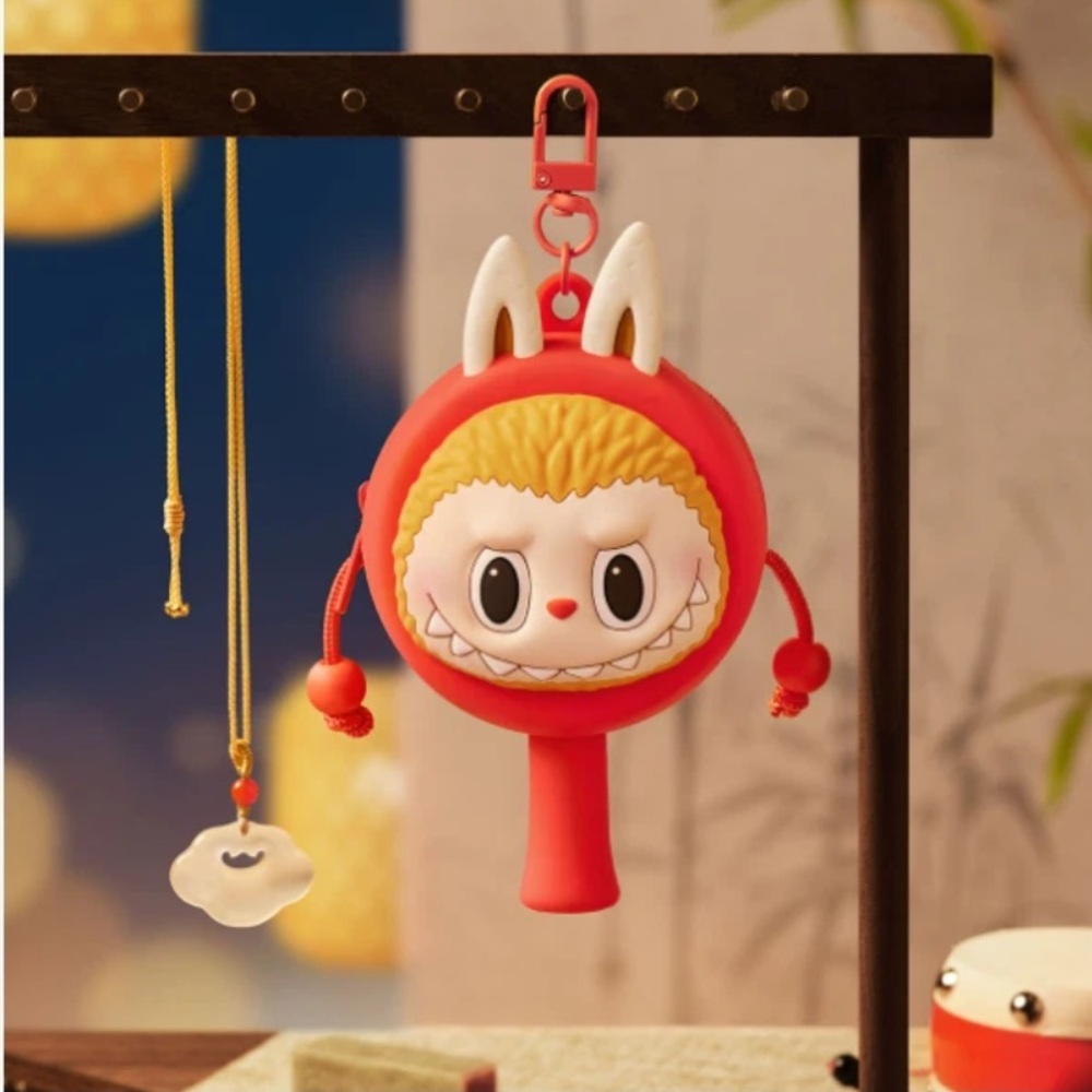 AUTHENTIC Pop Mart Labubu The Monsters RATTLE-DRUM Earphone case